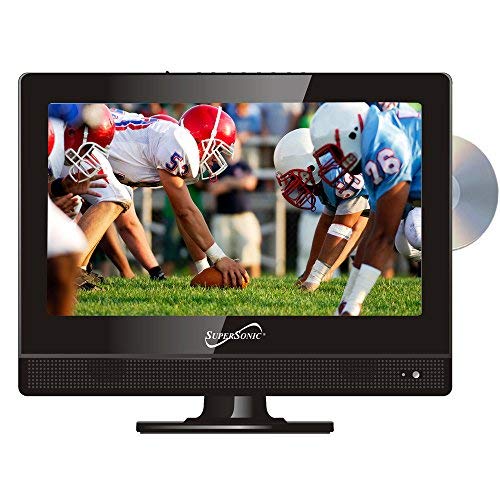 Supersonic SC-1312 13.3” HDTV with Built-in DVD Player