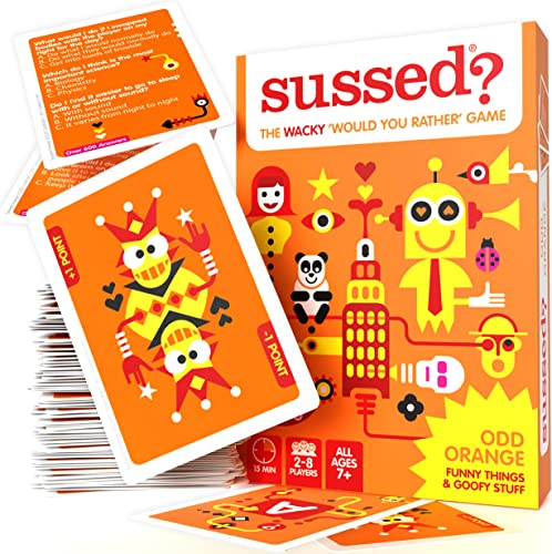 SUSSED 'Would You Rather' Card Game