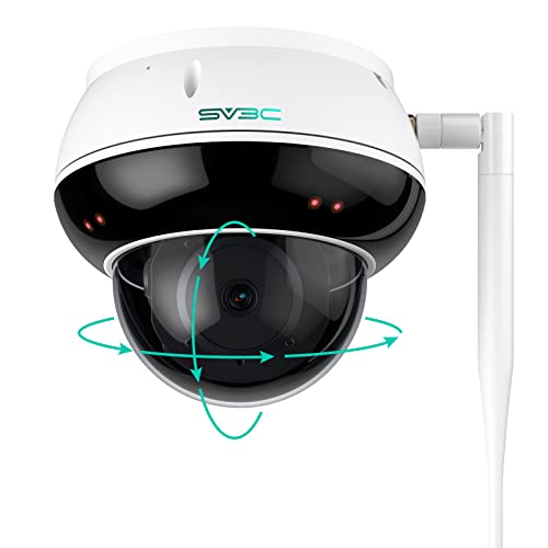 SV3C PTZ Security Camera - Outdoor WiFi Dome Camera