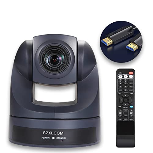 SZXLCOM HDMI PTZ Camera - HD 1080P Webcam with 20X Optical Zoom