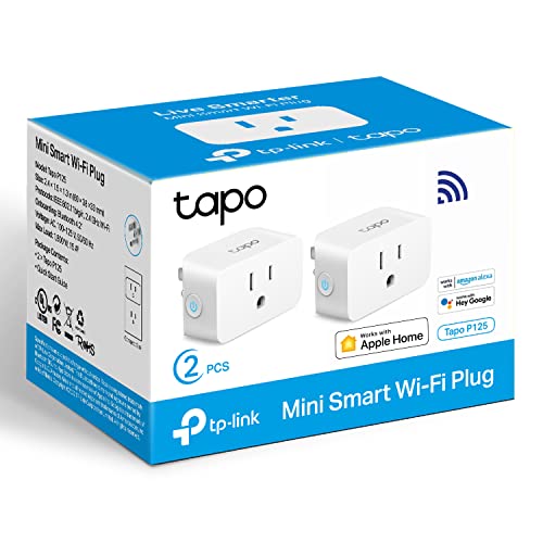 New TP-Link Kp125P2 Kasa Smart Wi-Fi Plug Mini with HomeKit (2-Pack)