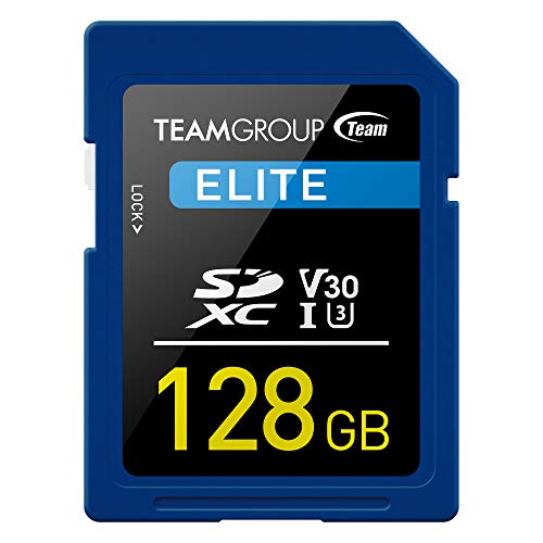 TEAMGROUP Elite 128GB UHS-I U3 V30 UHD Memory Card