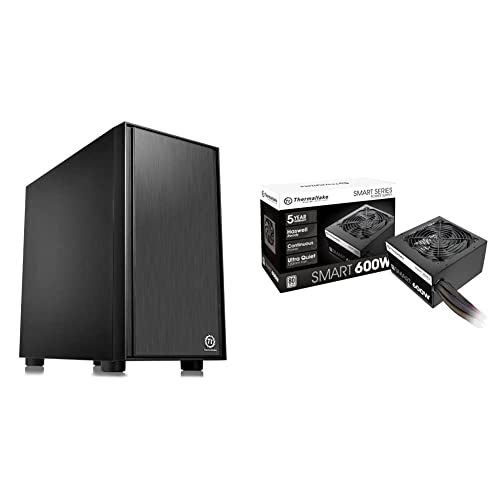 Thermaltake Versa H17 Gaming Computer Case & Smart 600W Power Supply