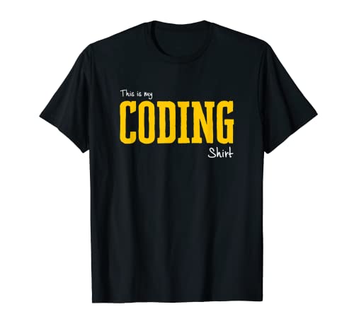 This Is My Coding T-Shirt - Perfect Gift for Programmers