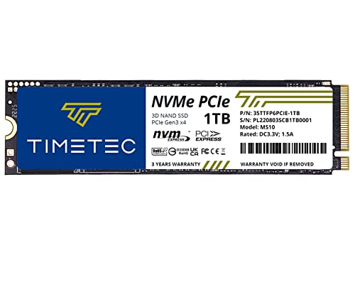Timetec 1TB SSD NVMe PCIe Gen3x4