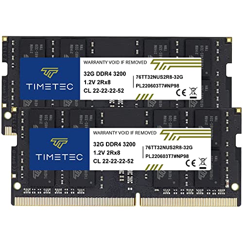 Timetec 64GB DDR4 3200MHz RAM Module Upgrade