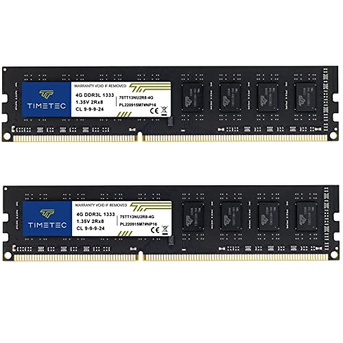 Timetec 8GB DDR3/DDR3L 1333MHz Memory Ram Upgrade for Dell Optiplex 780 DT/MT/SFF