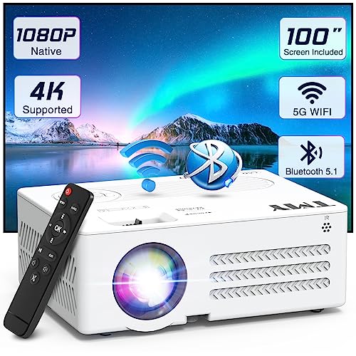 TMY WiFi and Bluetooth Projector