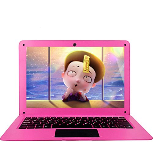 Tocosy Laptop 10.1Inch Quad Core Windows 10 HD Graphics Ultra Thin Computer PC, 2GB RAM 32GB Storage 1.92GHZ USB 2.0 WiFi Bluetooth HDMI IPS Display Notebook (Pink)