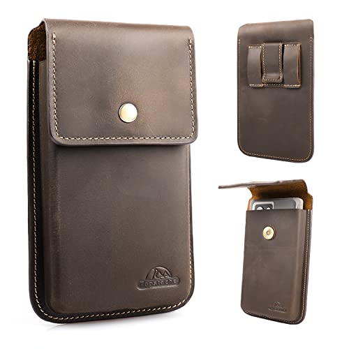 Topstache X-Large Leather Phone Holster