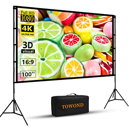 Towond 100 inch Projector Screen