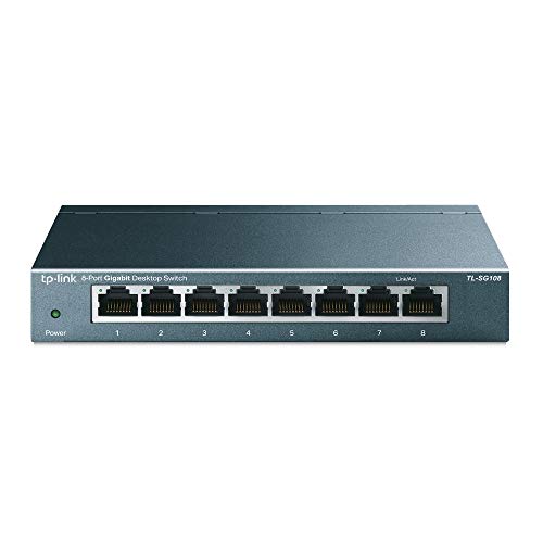 TP-Link TL-SG108 | 8 Port Gigabit Unmanaged Ethernet Network Switch