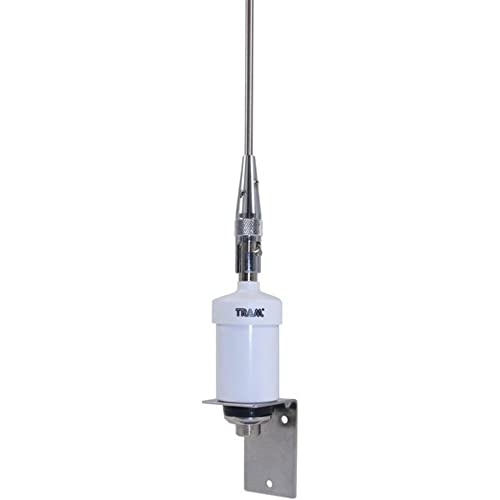 TRAM(R) 1602 38" VHF 3dbd Gain Marine Antenna with Quick-Disconnect Thick Whip, Silver