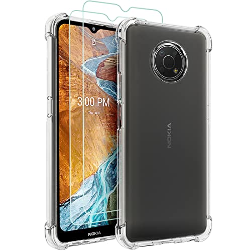 Transparent Nokia G300 Case with Screen Protector