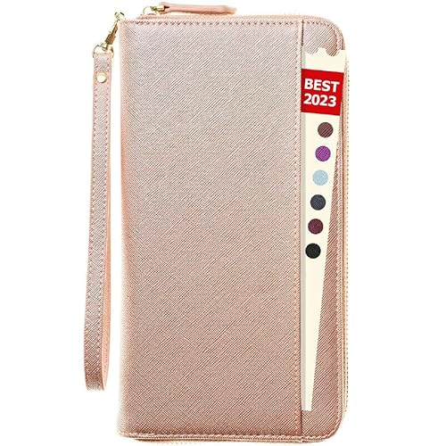 Travel Document Organizer - RFID Passport Wallet