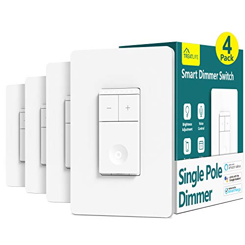 TREATLIFE Smart Dimmer Switch 4 Pack - Reliable and Feature-Packed