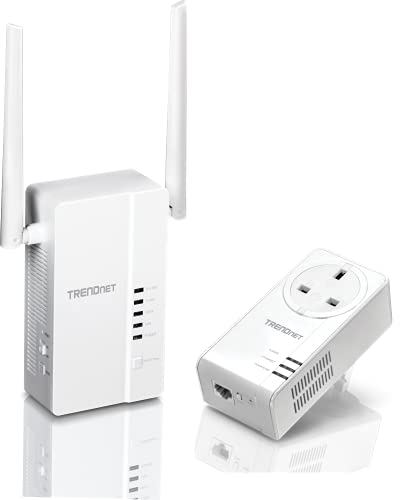 TRENDnet Wi-Fi Powerline 1200 AV2 Dual-Band AC1200 Access Point Kit