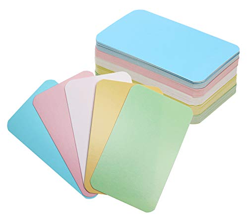 Tupalizy Small Blank Paper Message Note Cards (100PCS)