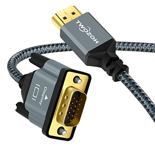 Twozoh HDMI to VGA Cable