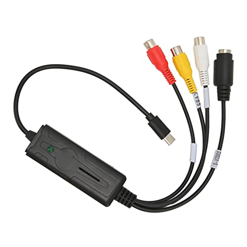 Type C Sound Video Capture Card RCA to USB Converter Adapter