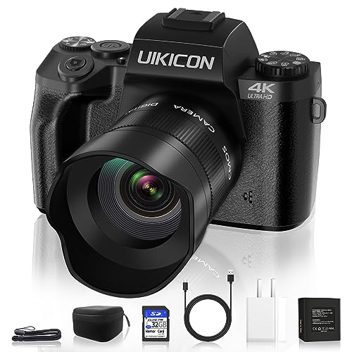 UIKICON 4K Camera with WiFi and Auto/Manual Focus