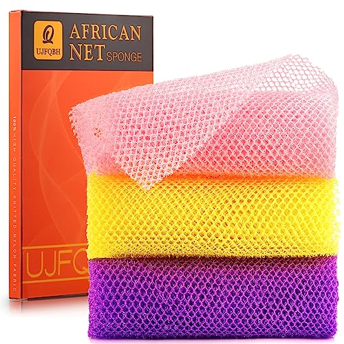 UJFQBH 3 Pieces African Bath Sponge