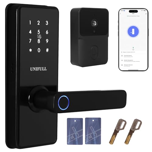 UNIFULL Smart Lock with Doorbell Camera