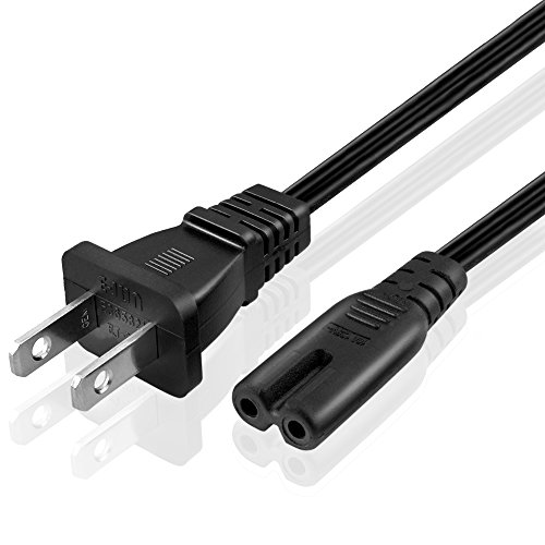 Universal 2 Prong Power Cord (3 Feet)(2 Pack)