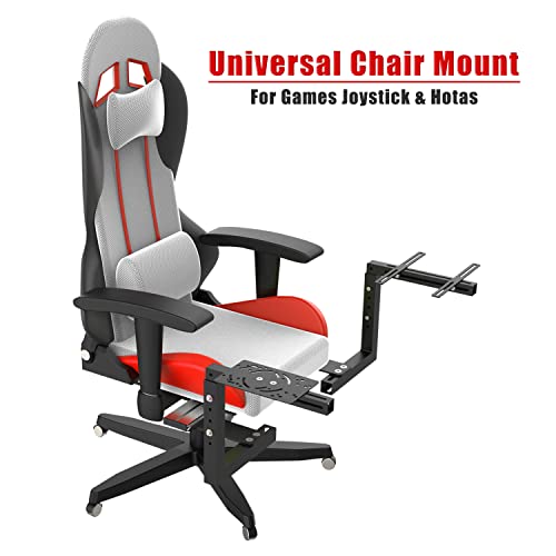 Universal Games Chair Mount for Flight Sim Joystick Throttle Hotas Systems