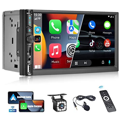 Upgrade Double Din Car Stereo with Wireless CarPlay