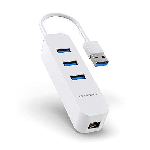 Upgrow 4-Port USB 3.0 HUB with Ethernet Port Converter