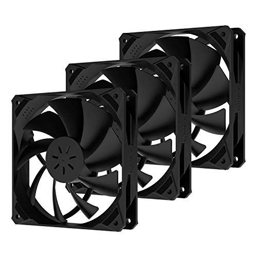 Uphere 120mm Case Fan for Computer Cases Cooling,3-Pack