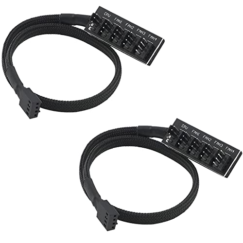 upHere 4-Pin PWM PC Fan Hub Power Supply Cable