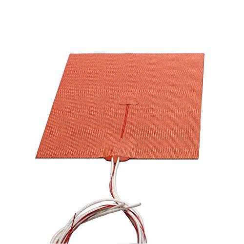 USA Import Material 200X200mm 300W 24V Silicone Heater for 3D Printers