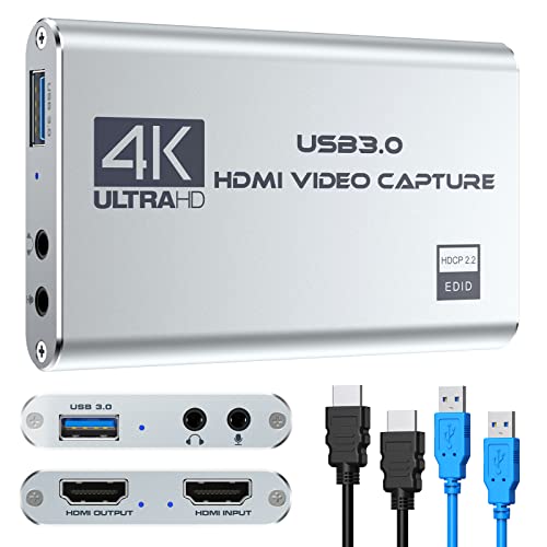 DIGITNOW HDMI Video Capture Card, 4K HDMI to USB 2.0 Video Audio Converter,  USB 2.0 Full HD 1080p Capture Card, HDMI Video Game - Event-Technology  Portal