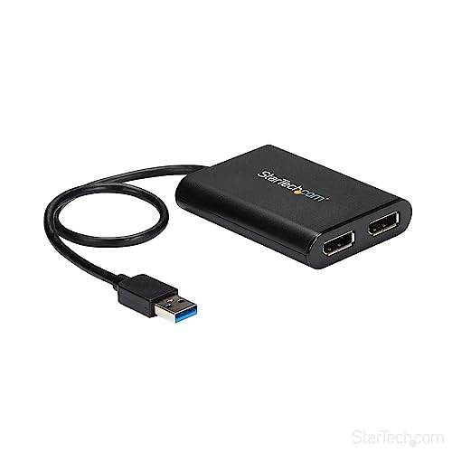 USB 3.0 to Dual DisplayPort Adapter 4K 60Hz