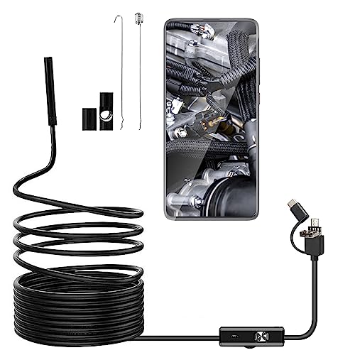 USB Borescope Camera for Android & Computer - Waterproof Endoscope Inspection Camera
