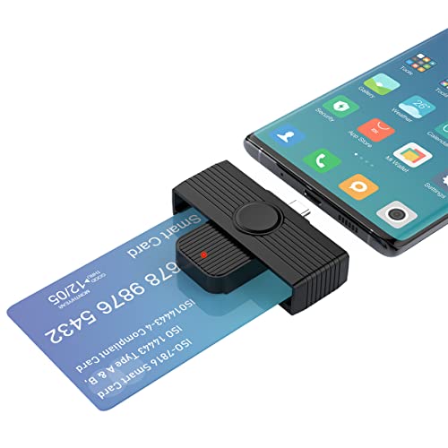 USB C CAC Card Reader for Windows, Mac OS, and Android