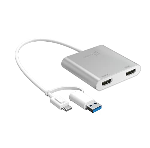 USB-C to Dual HDMI Multi-Monitor Adapter