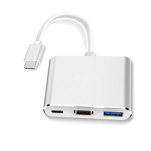 USB-C to HDMI Adapter - Type-C 3 in 1 Converter Cable