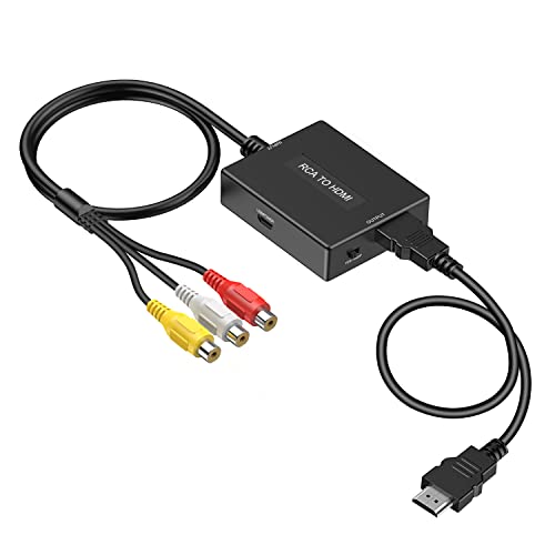 Uzifhdhi RCA to HDMI Adapter Converter