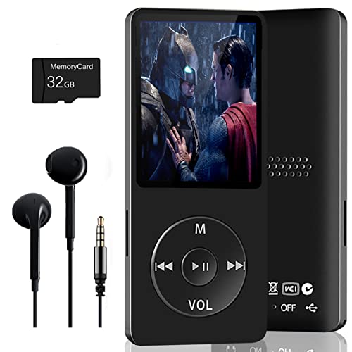 Versatile 32GB Bluetooth MP3 Player with Expandable Storage