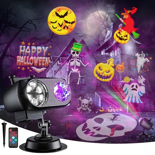 Versatile and Vibrant Halloween Christmas Projector Lights Outdoor