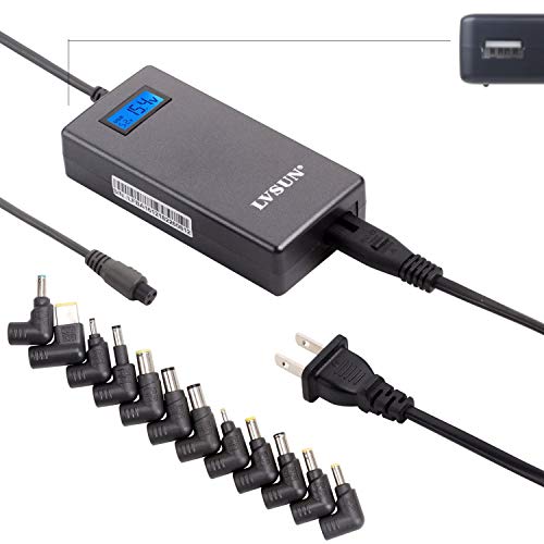 Versatile Laptop Charger Replacement with Multiple Tips