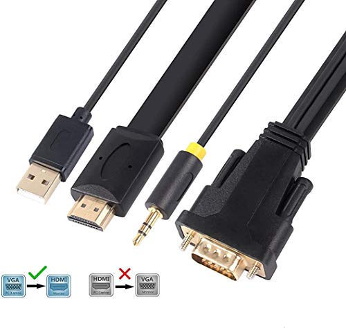 VGA to HDMI Adapter Cable