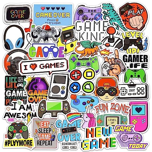 Video Game Stickers Pack for Boys