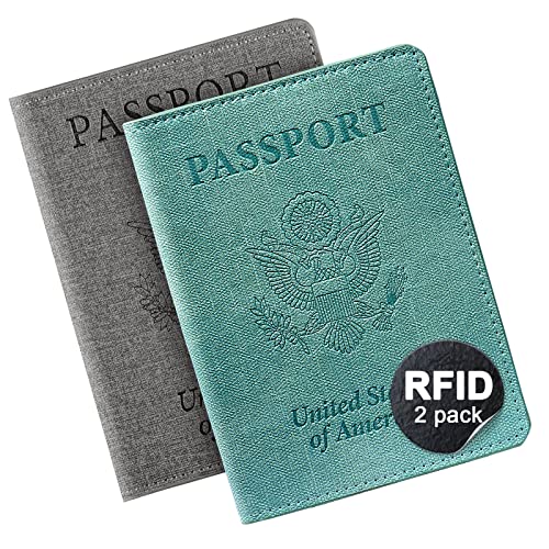 VIDIVICI Unisex RFID Passport And Vaccine Card Holder