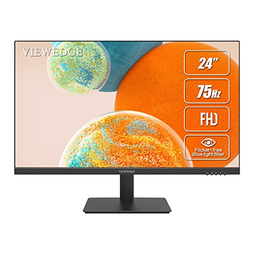 Viewedge 24 Inch Monitor - FHD 1080p 75 Hz
