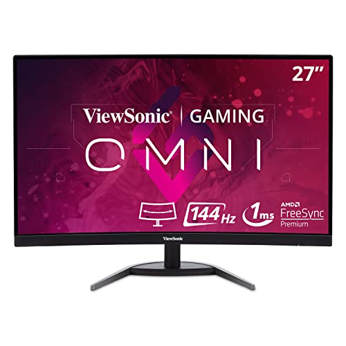 ViewSonic OMNI VX2768-2KPC-MHD: Immersive 27 Inch Curved Gaming Monitor