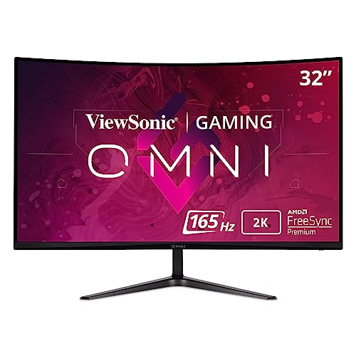 ViewSonic Omni VX3218C-2K 32 Inch Curved Gaming Monitor